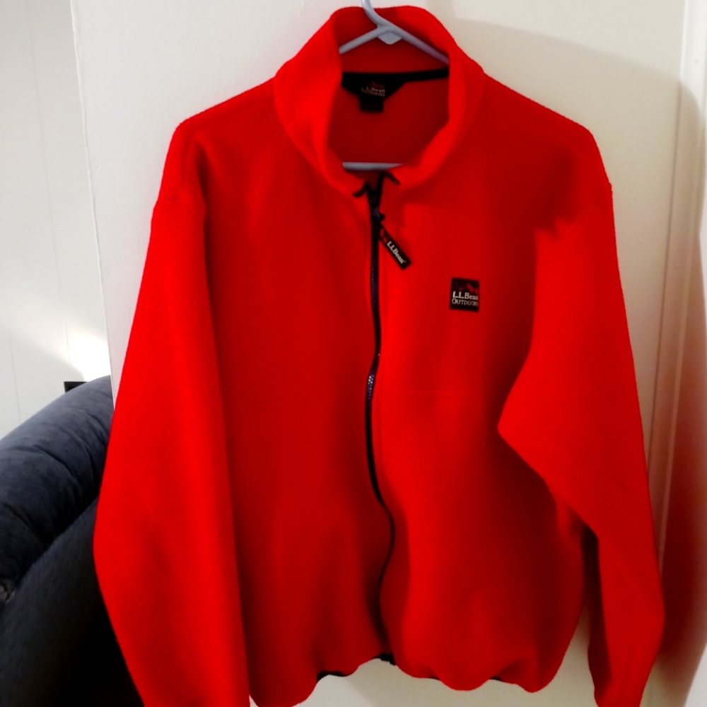 LLBean full zipper fleece jacket